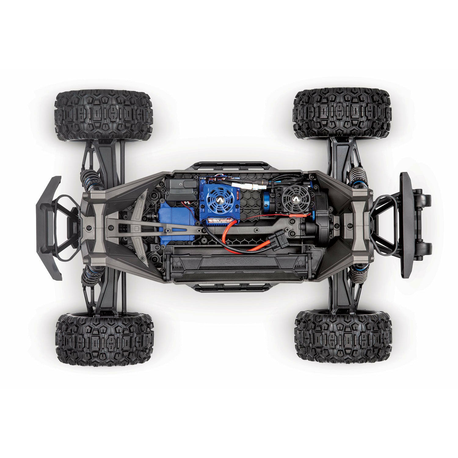 TRAXXAS 1/10 Maxx 4WD Brushless Electric Monster Truck with WideMaxx Blue