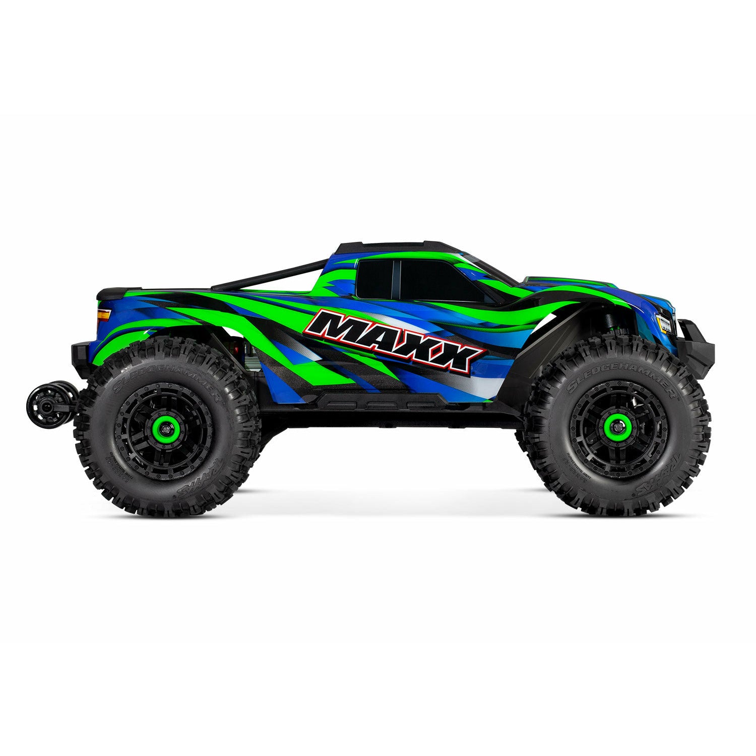 TRAXXAS 1/10 Maxx 4WD Brushless Electric Monster Truck with WideMaxx Green