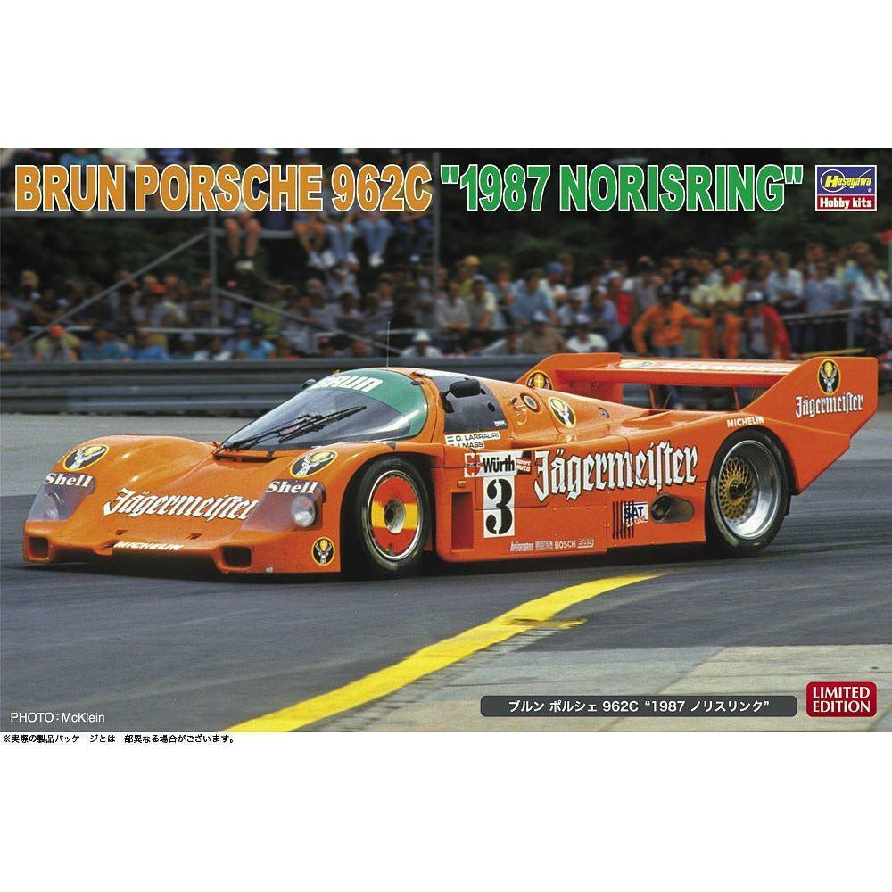 HASEGAWA 1/24 Brun Porsche 962C "1987 Norisring"