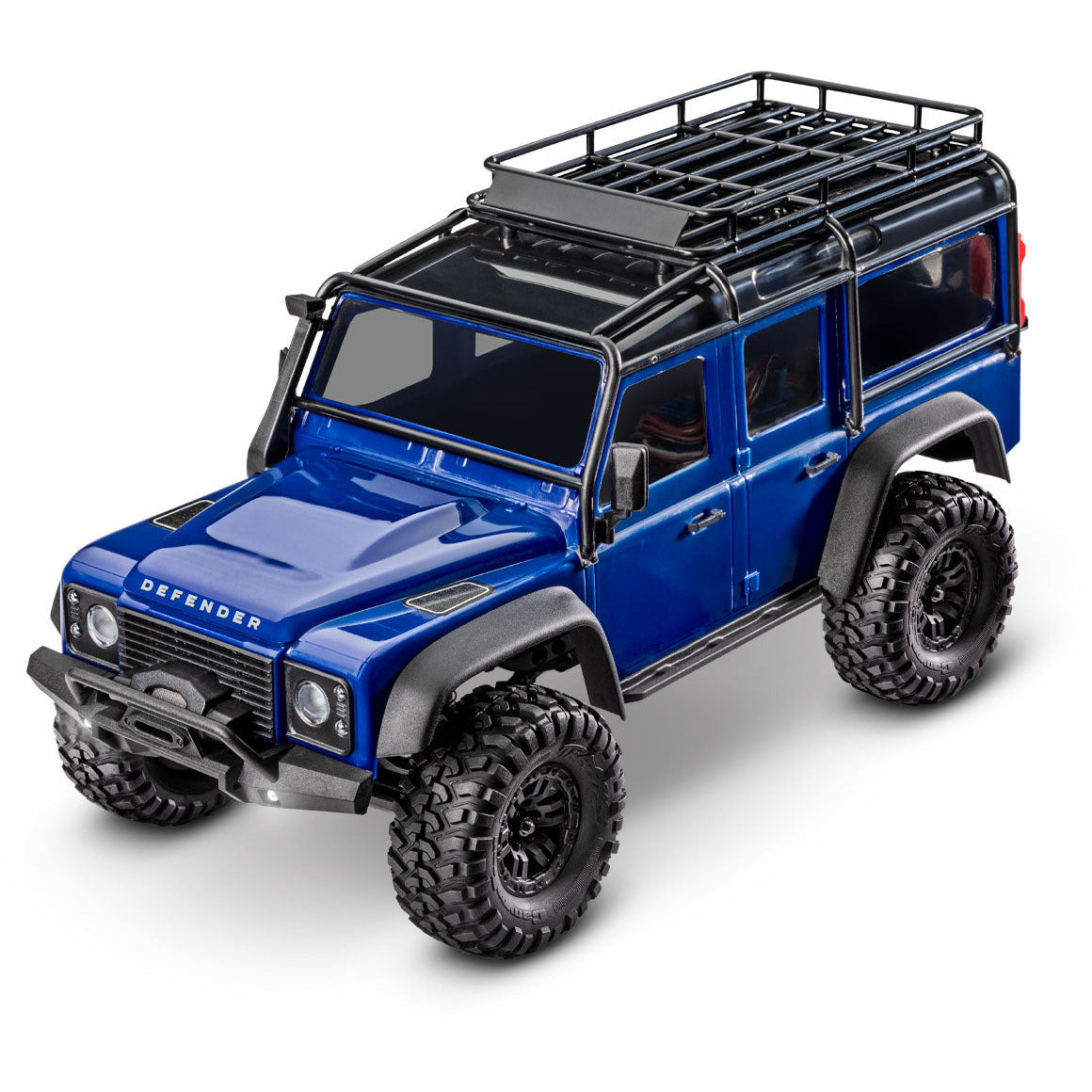 TRAXXAS 1/18 TRX-4M Land Rover Defender Scale and Trail Crawler Blue