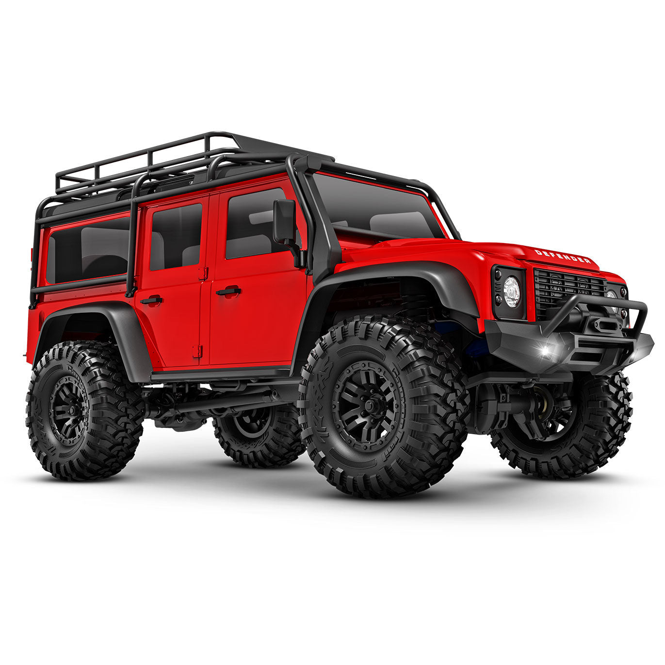 TRAXXAS 1/18 TRX-4M Land Rover Defender Scale and Trail Crawler Red