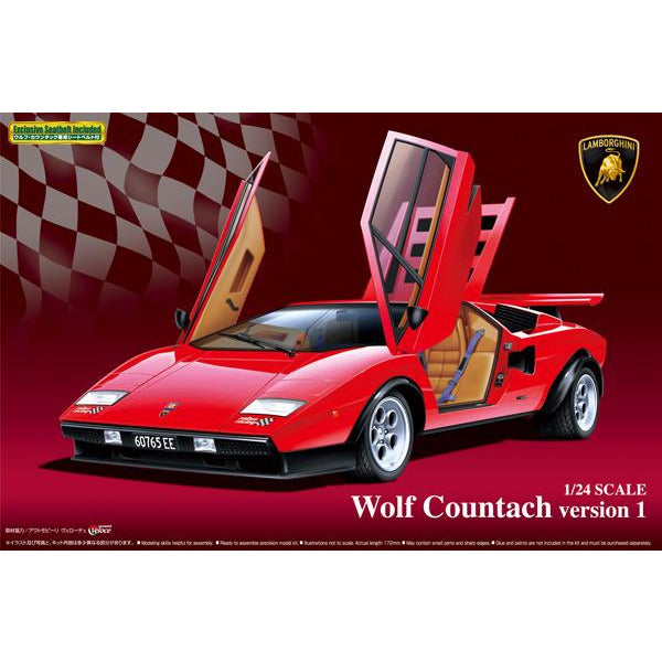 AOSHIMA 1/24 Wolf Countach Version 1