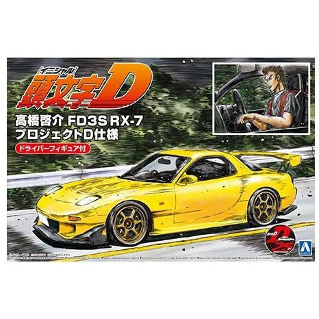 AOSHIMA TAKAHASHI KEISUKE FD3S RX-7 
PROJECT D Ver. w/Figure