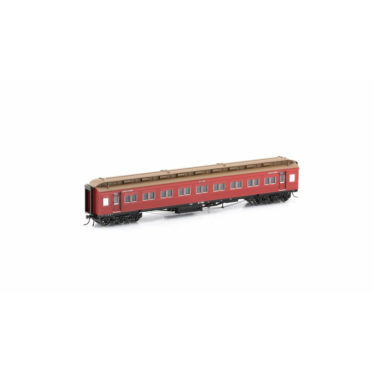 AUSCISION HO VR Carriage Red (1954-1963 Era) - 4 Car Set (10-AE, 4-ABE, 27-BE, 12-CE)