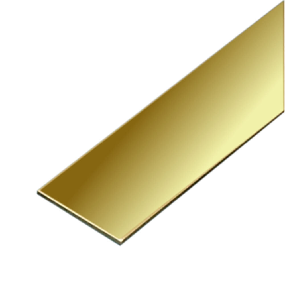 K&S Brass Strips .032IN 1/4IN & 1/2IN 2 ea