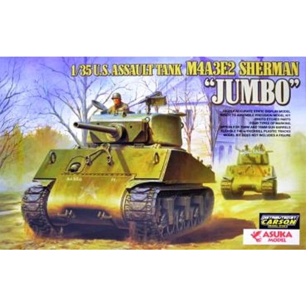 Asuka 1/35 M4A3E2 Sherman Jumbo Plastic Model Kit