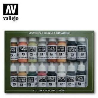 VALLEJO Model Colour German Colors WWII 16 Colors Set