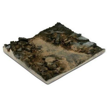 VALLEJO SC002 Scenics 14x14 Rubble Street Section Diorama Base