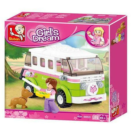 SLUBAN Girl's Dream Touring Wagon 158pcs