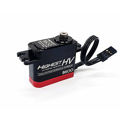 HIGHEST B500 Mini High End Performance Speed Brushless Servo for 1/12 Pan Car