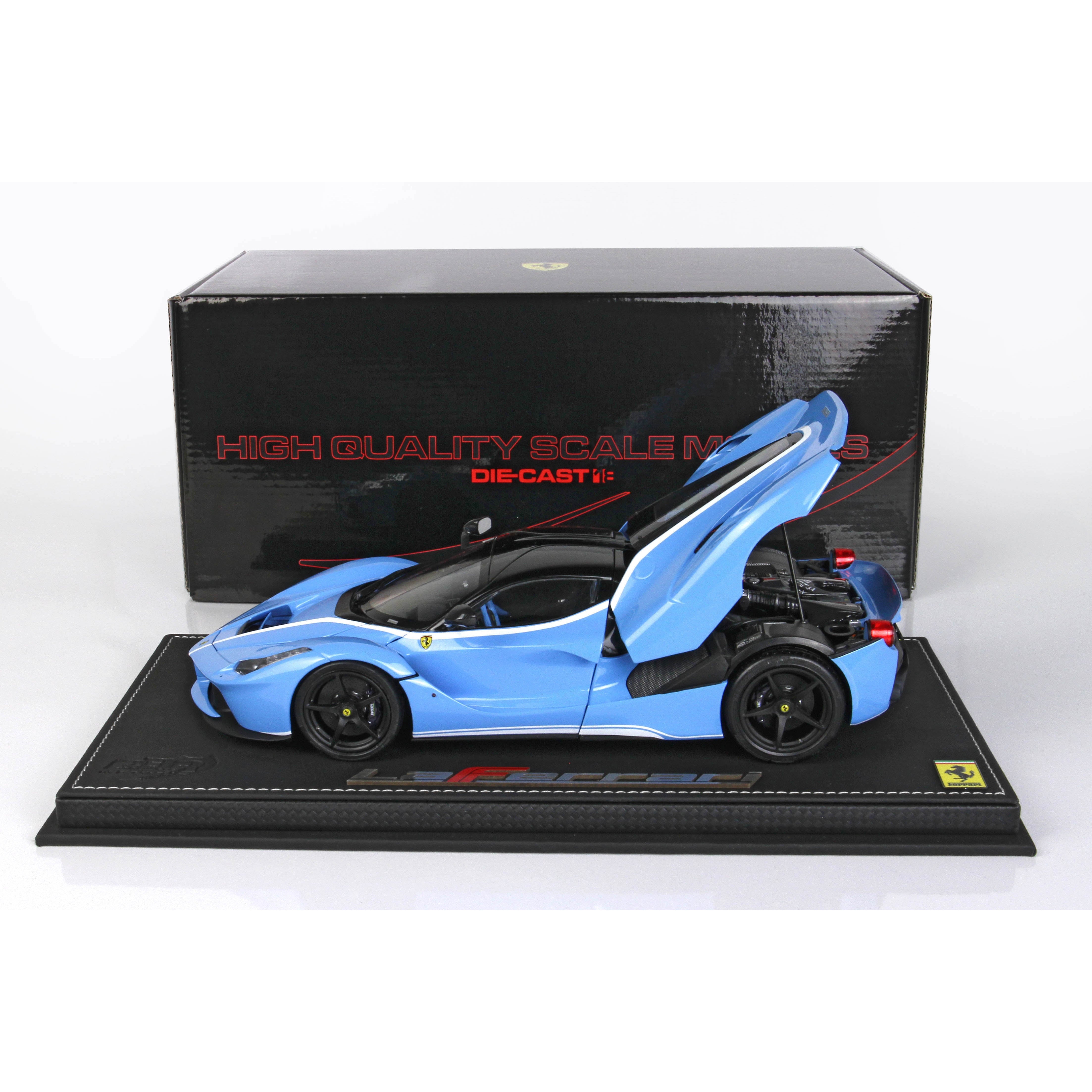 BBR 1/18 Ferrari LaFerrari Tailor Made Die Cast Baby Blue