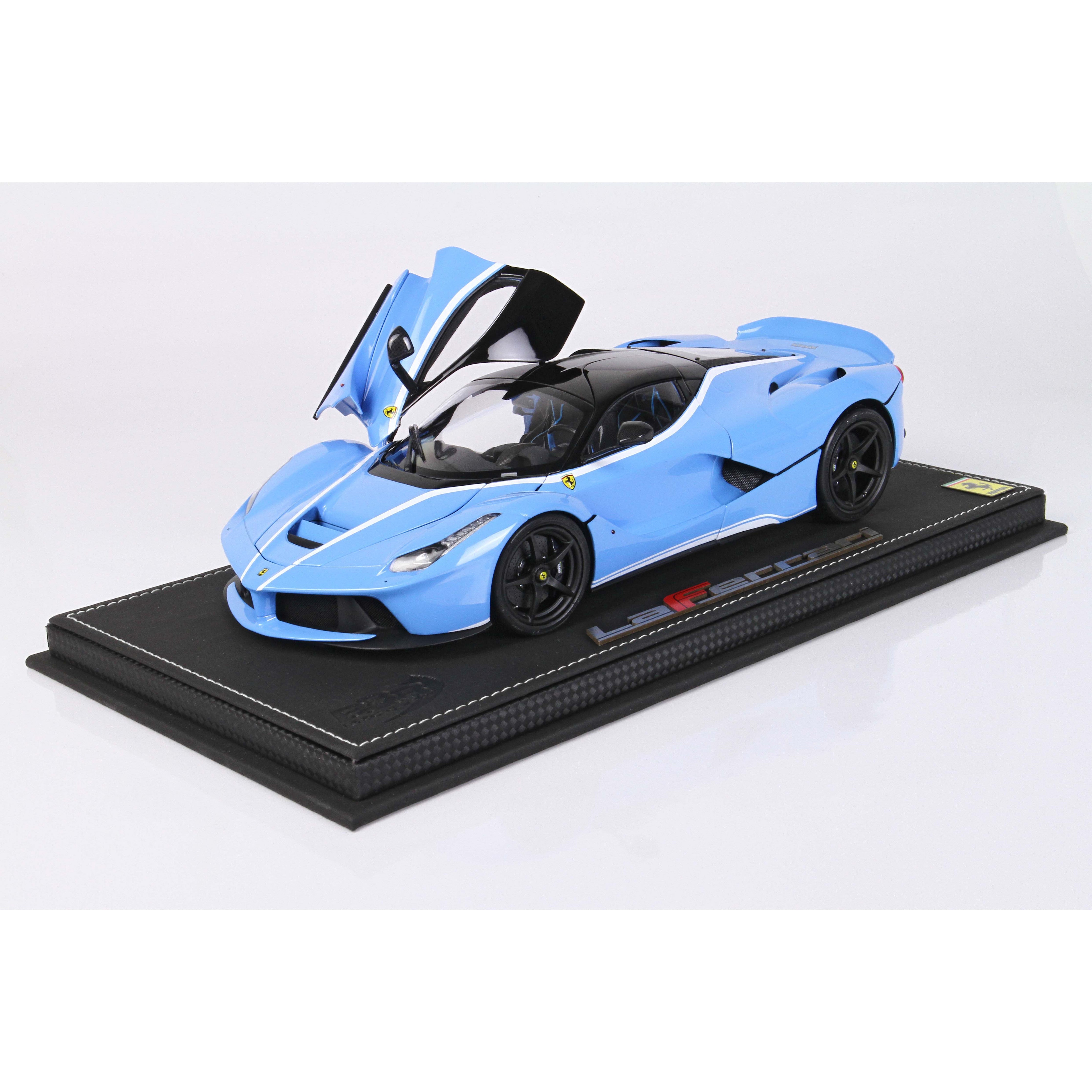 BBR 1/18 Ferrari LaFerrari Tailor Made Die Cast Baby Blue