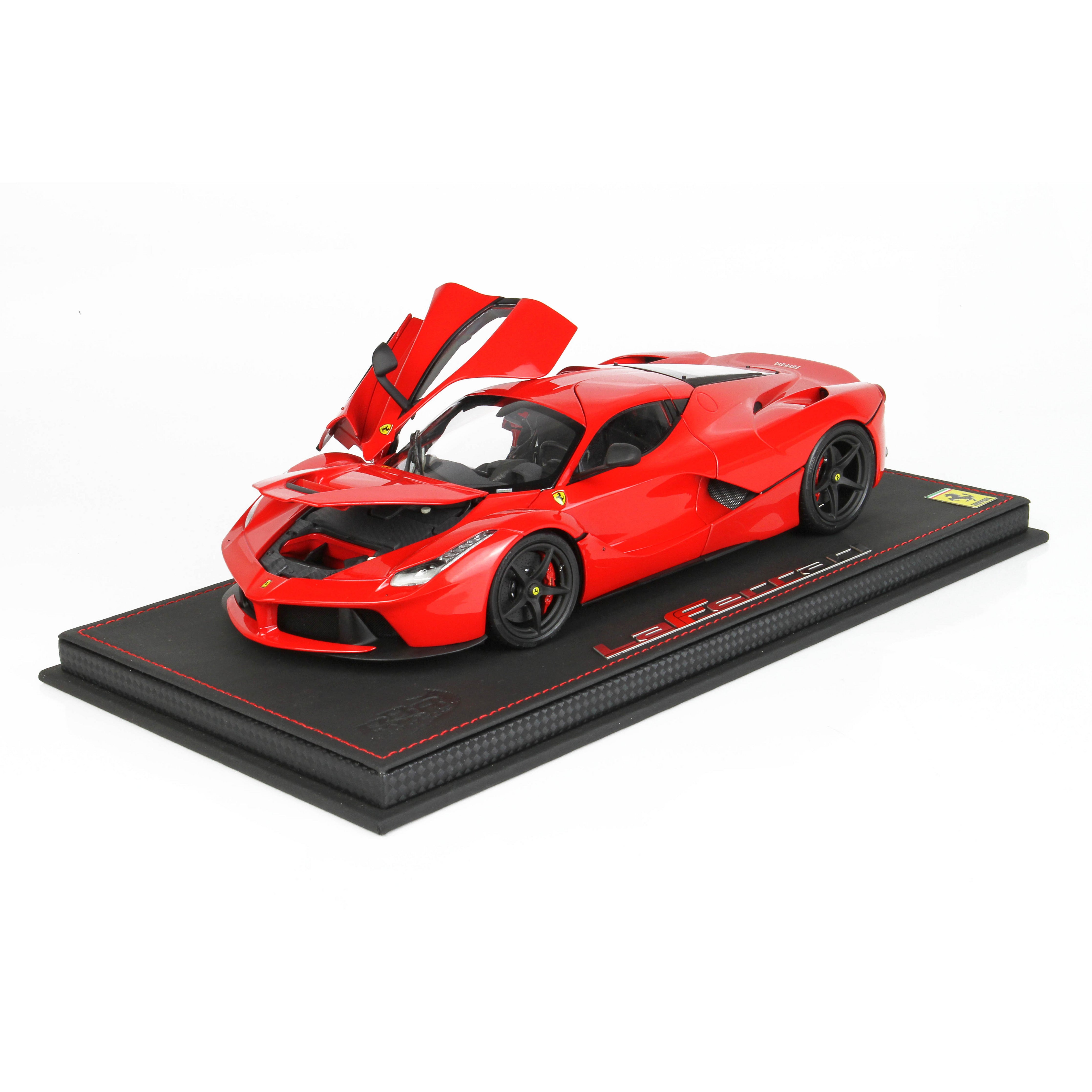 BBR 1/18 Ferrari LaFerrari Die Cast Rosso Corsa 322 Polybase