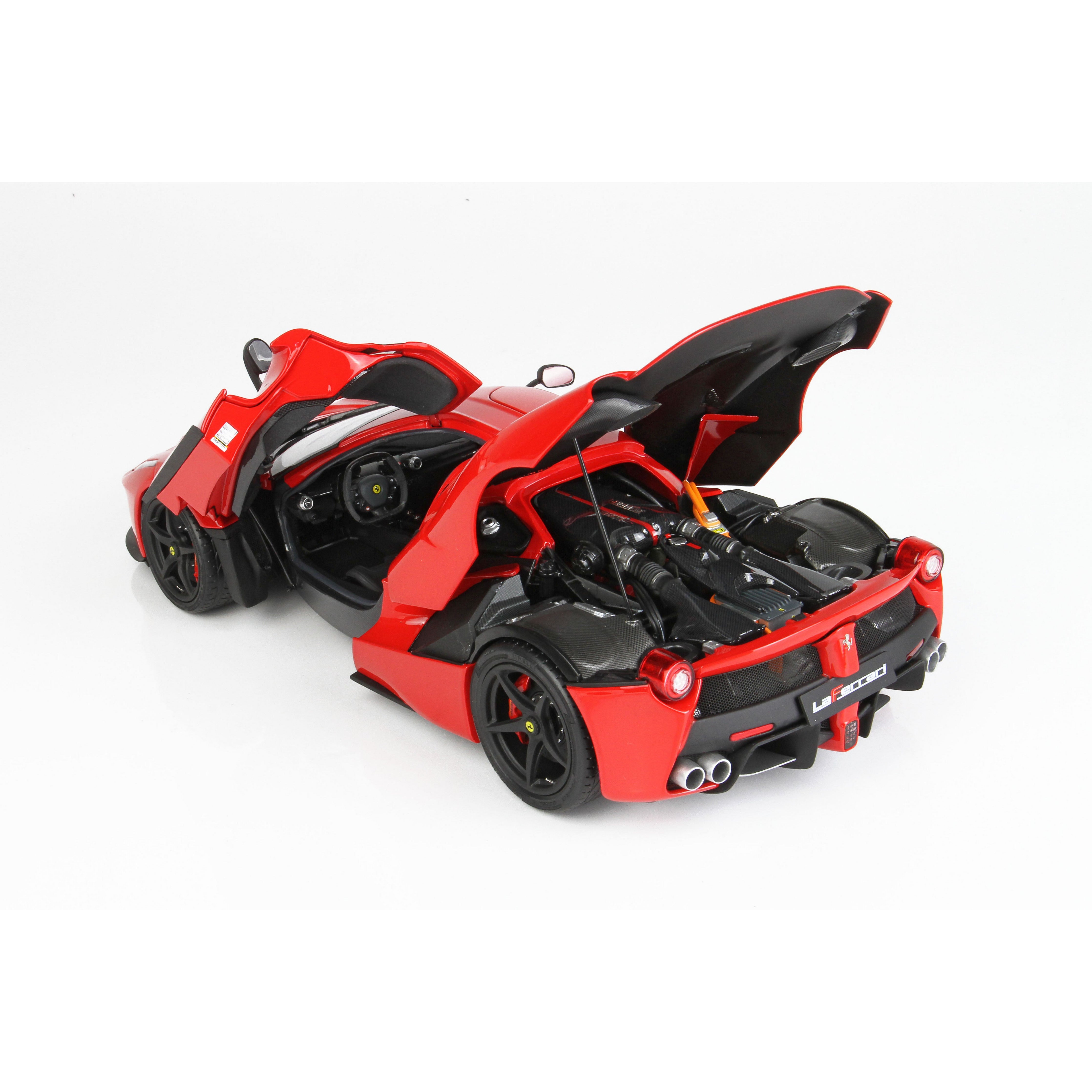 BBR 1/18 Ferrari LaFerrari Die Cast Rosso Corsa 322 Polybase