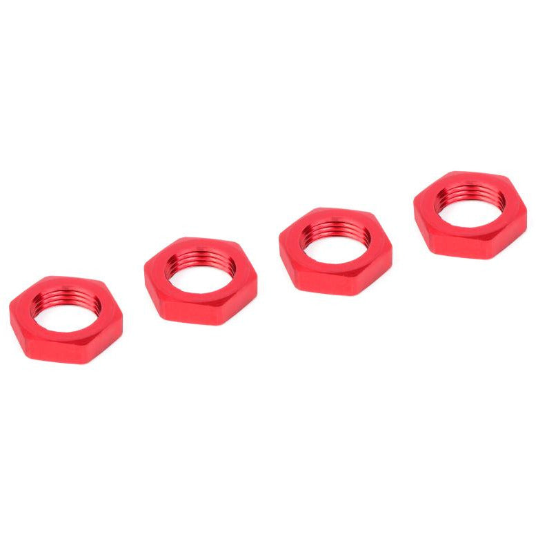 TEAM CORALLY 17mm Wheel Nut Aluminium Ribbed (4)