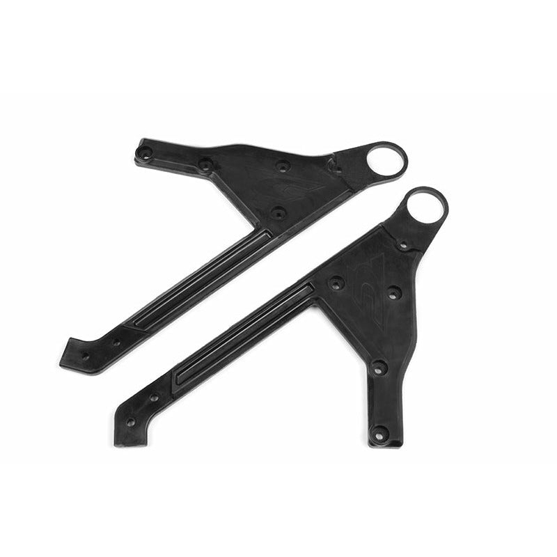 TEAM CORALLY Wheelie Bar Plate - Composite - L+R - 2 pcs