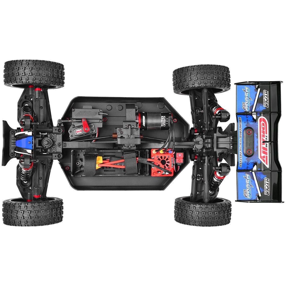 TEAM CORALLY Asuga XLR 6S - RTR - Blue Brushless Power 6S - No Battery - No Charger