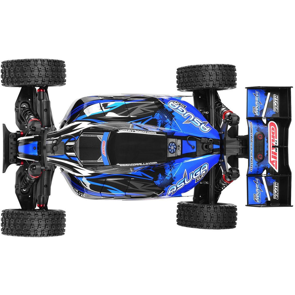 TEAM CORALLY Asuga XLR 6S - RTR - Blue Brushless Power 6S - No Battery - No Charger