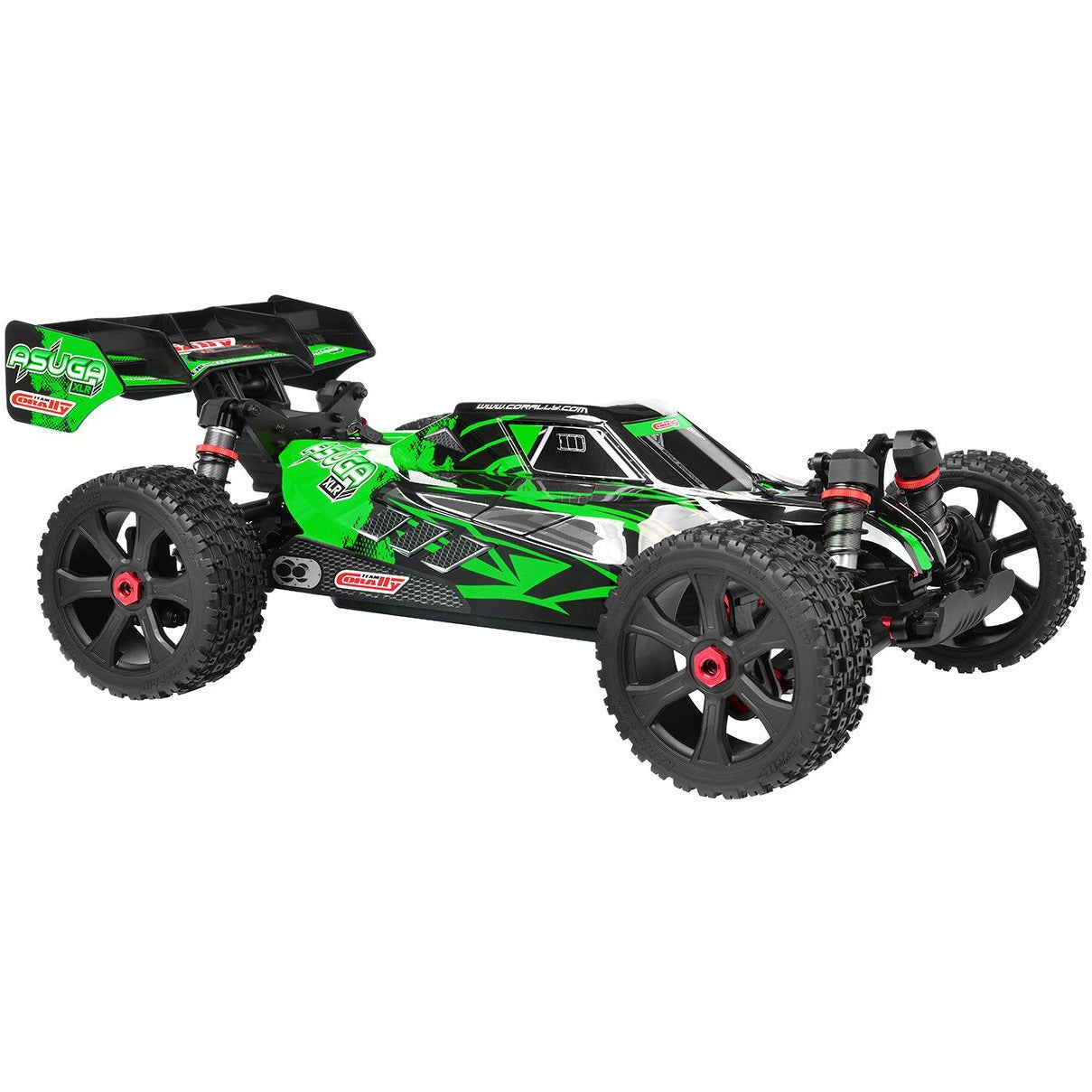 TEAM CORALLY Asuga XLR 6S - RTR - Green Brushless Power 6S - No Battery - No Charger