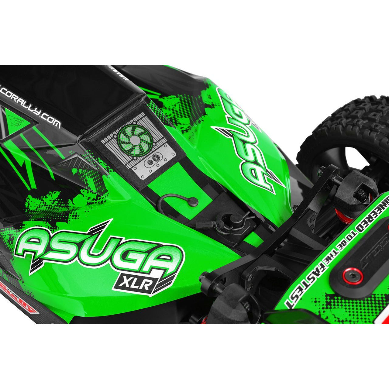 TEAM CORALLY Asuga XLR 6S - RTR - Green Brushless Power 6S - No Battery - No Charger