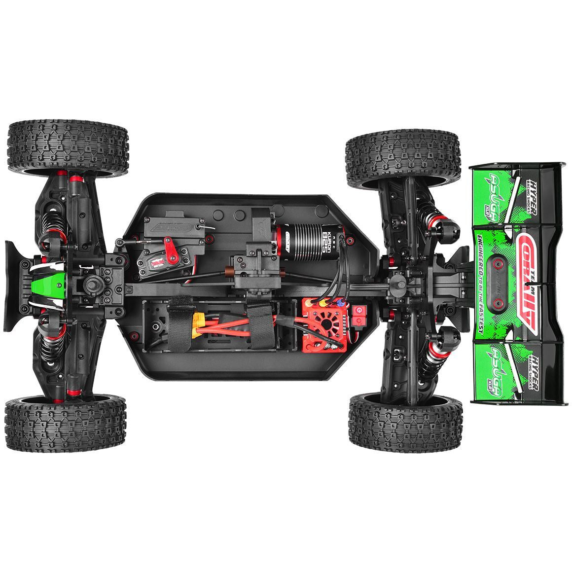 TEAM CORALLY Asuga XLR 6S - RTR - Green Brushless Power 6S - No Battery - No Charger