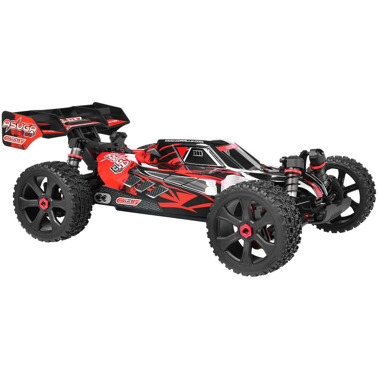 TEAM CORALLY Asuga XLR 6S - RTR - Red Brushless Power 6S - No Battery - No Charger