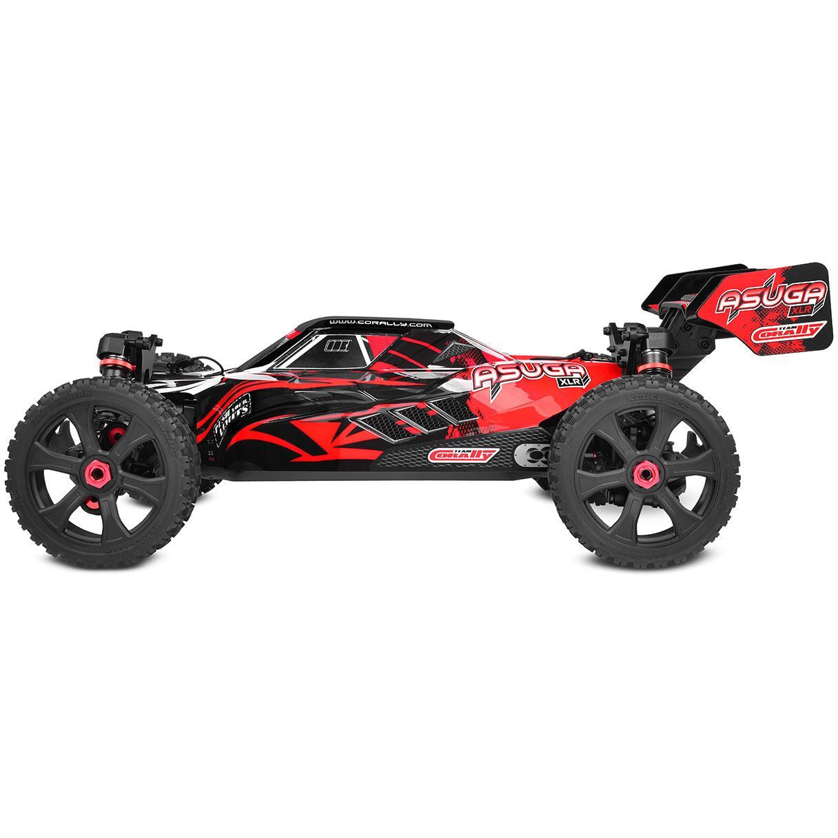 TEAM CORALLY Asuga XLR 6S - RTR - Red Brushless Power 6S - No Battery - No Charger