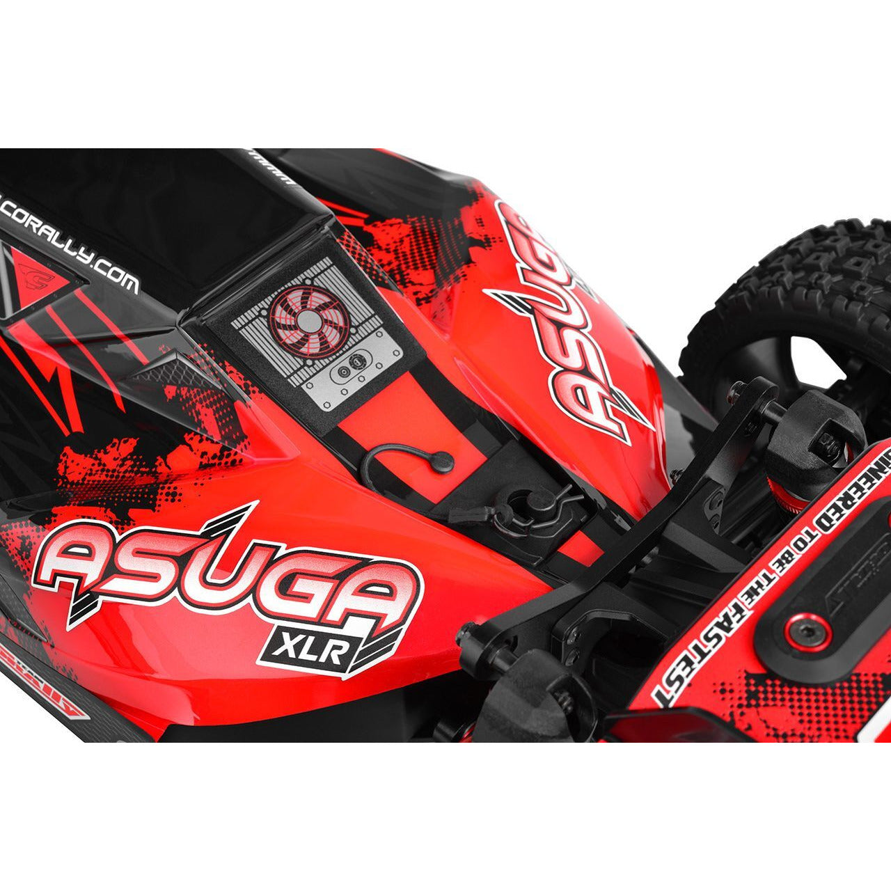 TEAM CORALLY Asuga XLR 6S - RTR - Red Brushless Power 6S - No Battery - No Charger