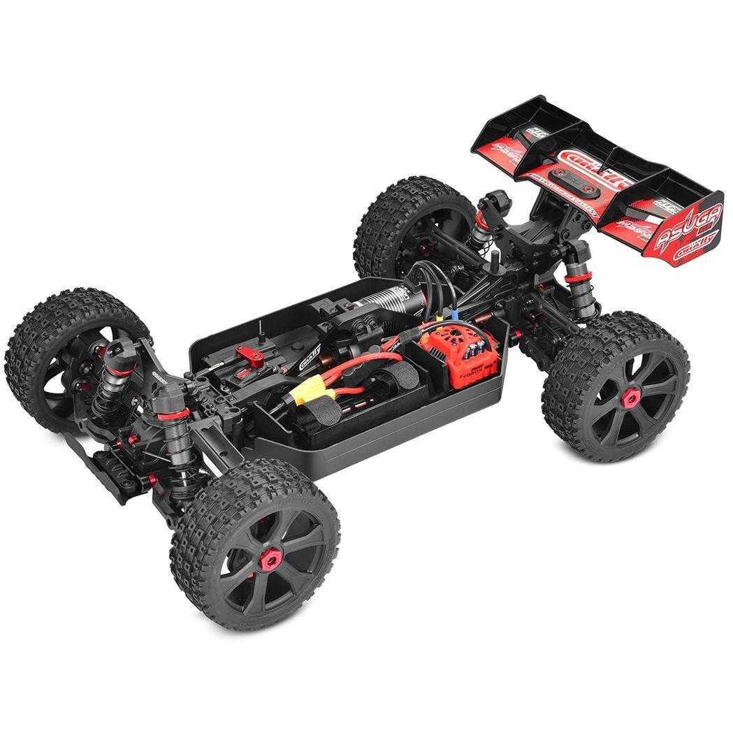 TEAM CORALLY Asuga XLR 6S - RTR - Red Brushless Power 6S - No Battery - No Charger