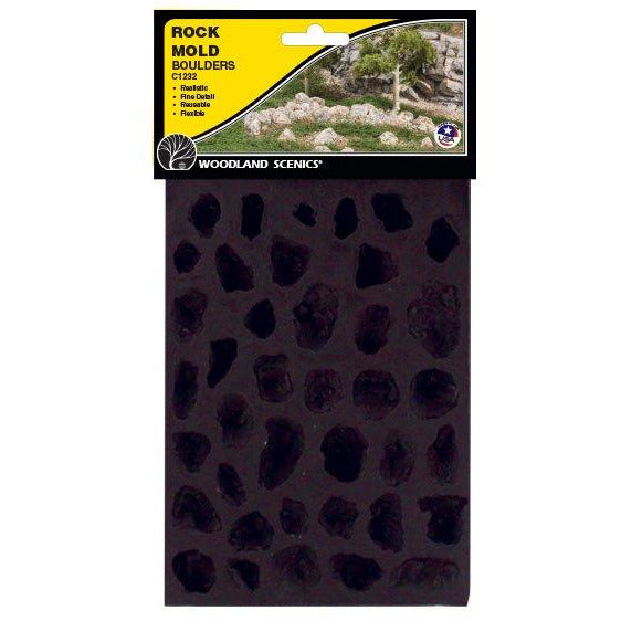 WOODLAND SCENICS Rock Mold-Boulders (5x7)