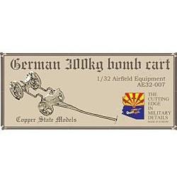 COPPER STATE MODELS 1/32 German 300kg Bomb Cart