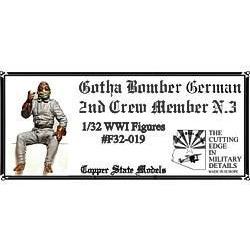 COPPER STATE MODELS 1/32 Gotha Bomber German 2nd Crew Membe