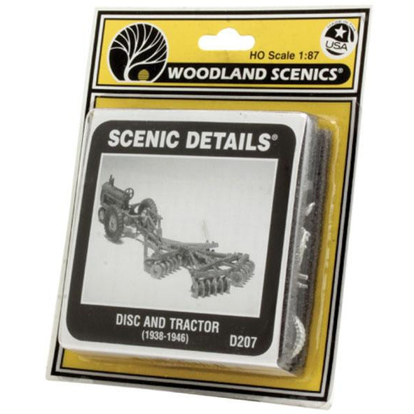 WOODLAND SCENICS HO Disc & Tractor (1938-1946) Sd