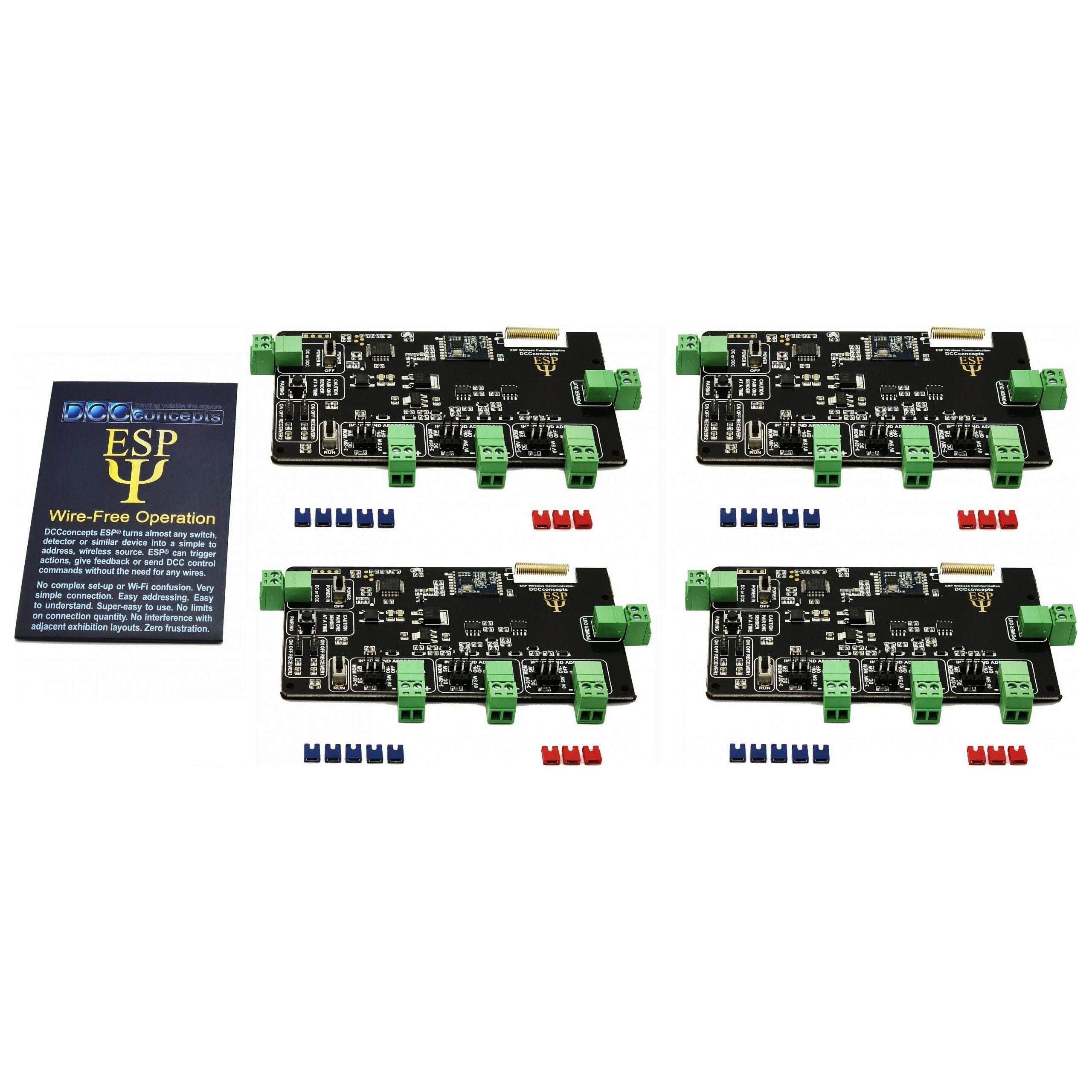 DCC CONCEPTS ESP 4x 3-Output DCC Transmitter