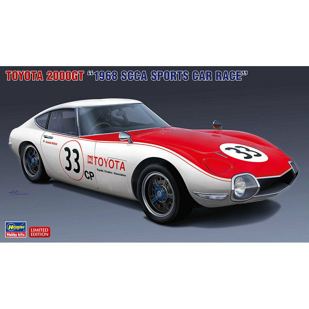 HASEGAWA 1/24 Toyota 2000GT "1968 SCCA Sports Car Car"