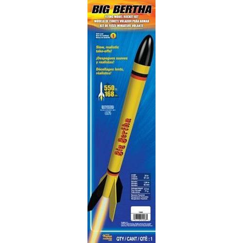 ESTES Big Bertha Intermediate Model Rocket Kit (18mm Std En