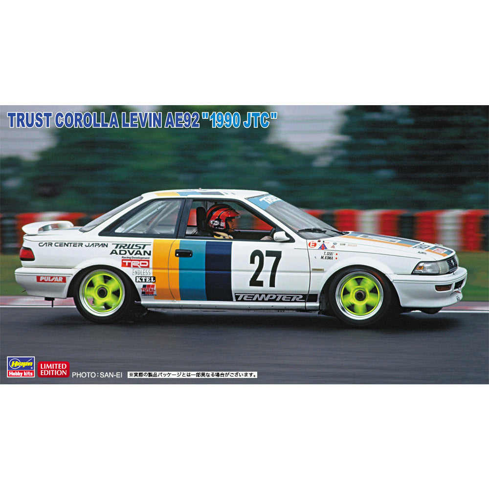 HASEGAWA 1/24 Trust Corolla Levin AE92 "1990 JTC"