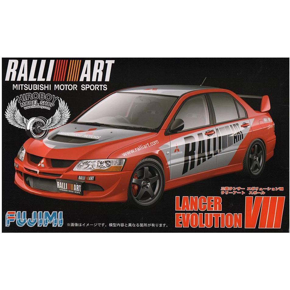 FUJIMI 1/24 Mitsubishi Lancer Evolution VIII RALLIART (ID-148) Plastic Model Kit [03817]