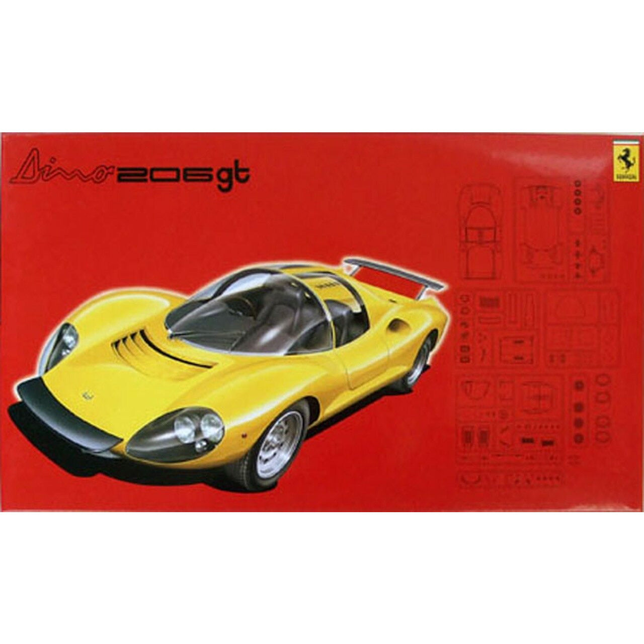 Fujimi 1/24 Dino 206 (RS-76) Plastic Model Kit [12363]