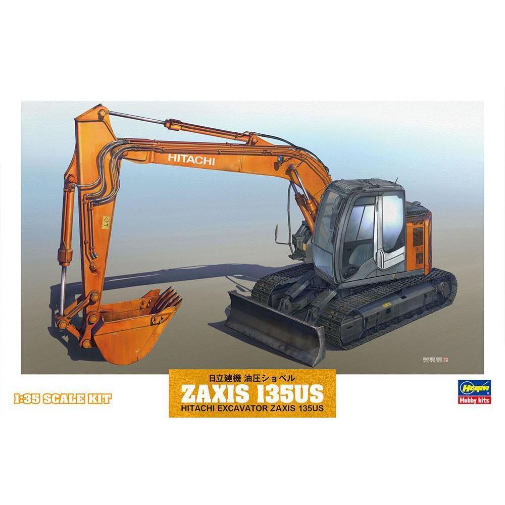 HASEGAWA 1/35 Hitachi Excavator Zaxis 135US