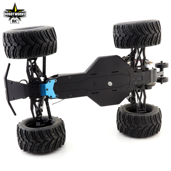 HOBBYWORKS Mud Digger V2 1/10 Brushed RC Monster Truck Blue