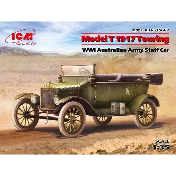 ICM 1/35 Model T 1917 Touring WWI Australian Army Staff Car