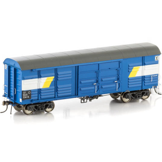 AUSCISION HO VLCX Louvred Van, West Coast Rail Blue & Grey - 2 Car Pack