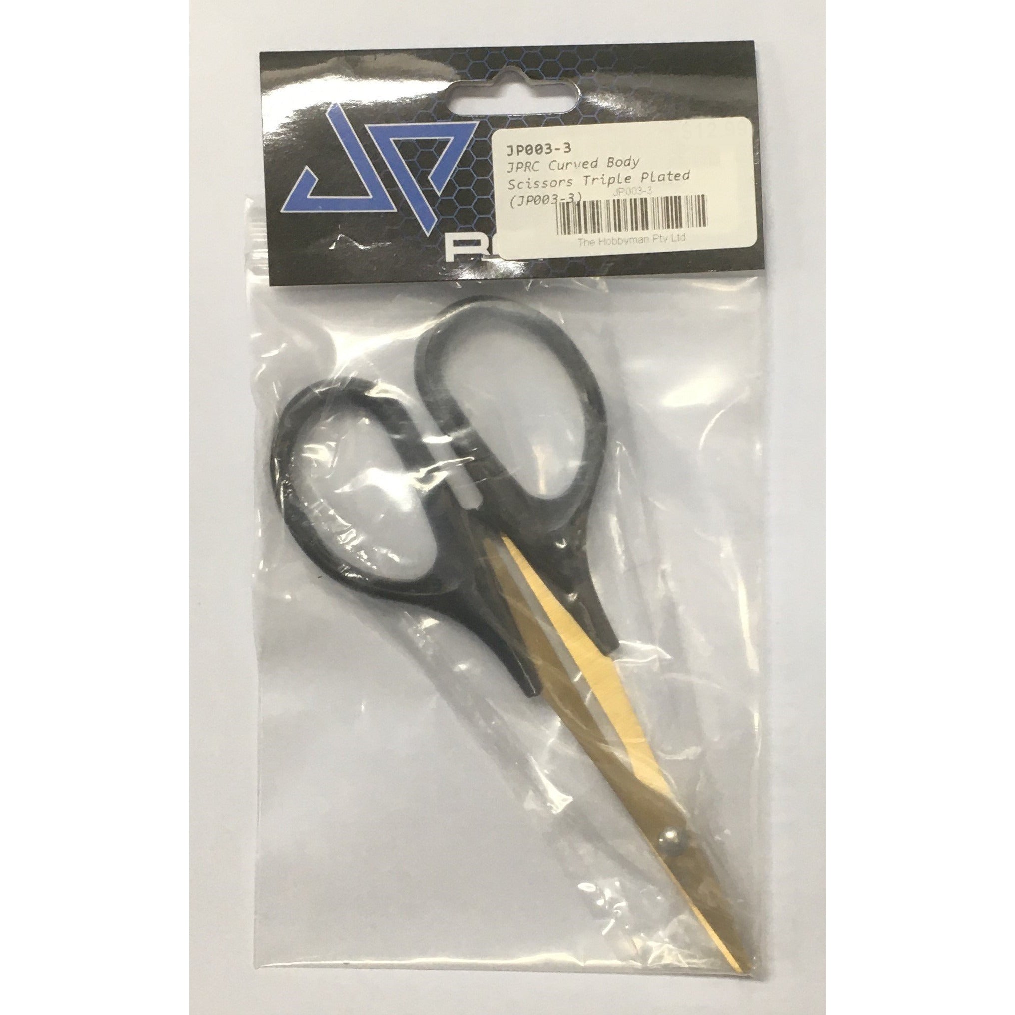 JPRC Curved Body Scissors Triple Plated