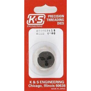 K&S 0-80 Threading Die(1 PIECE)