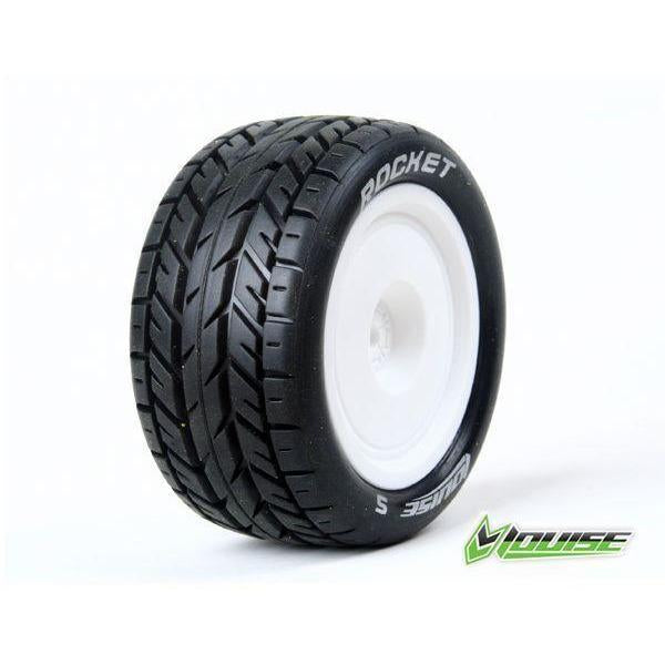 LOUISE E-Rocket 1/10 Buggy Rear Tyres/Wheels