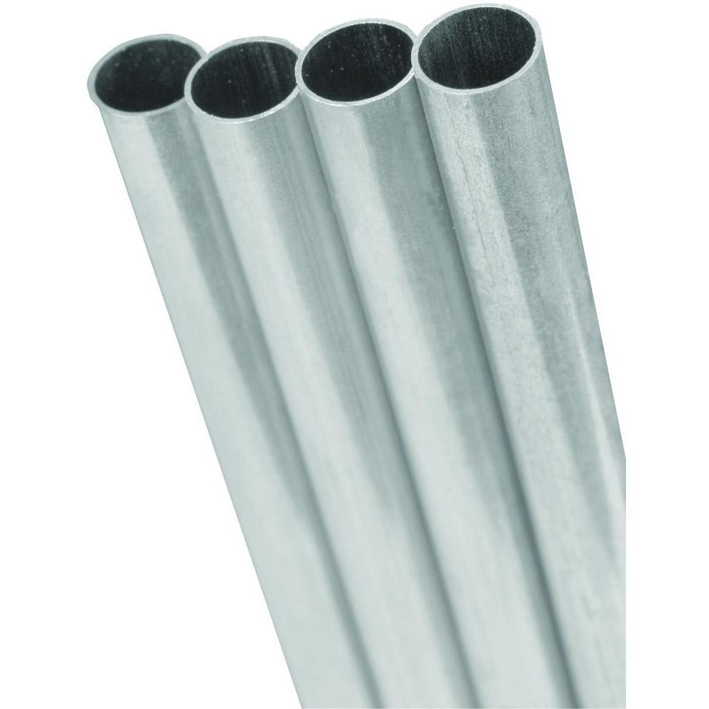 K&S Round Aluminium Tube .014 Wall (36in Lengths) 5/32in (1 Tube per Bag)