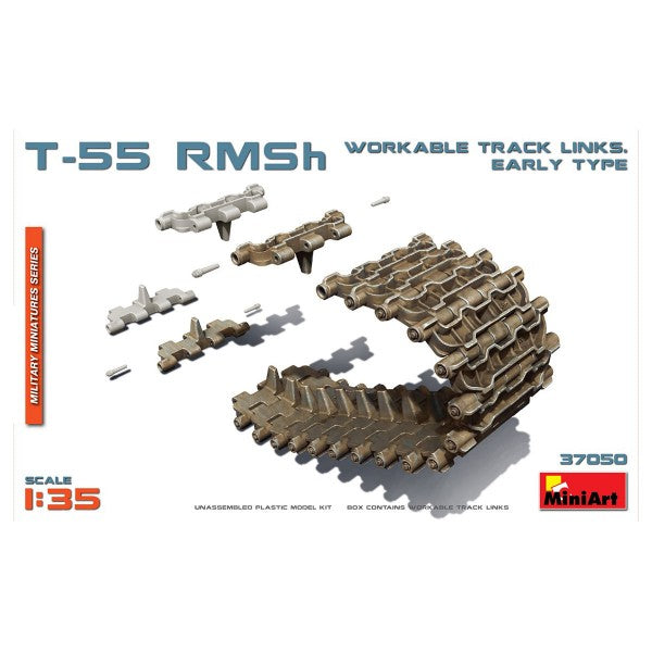 MINIART 1/35 T-55 RMSh Workable Track Links. Early Type