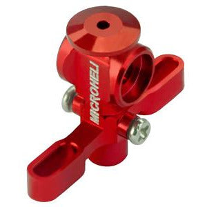 MICROHELI Main Rotor Hub w/Button, Red, Nano CP X