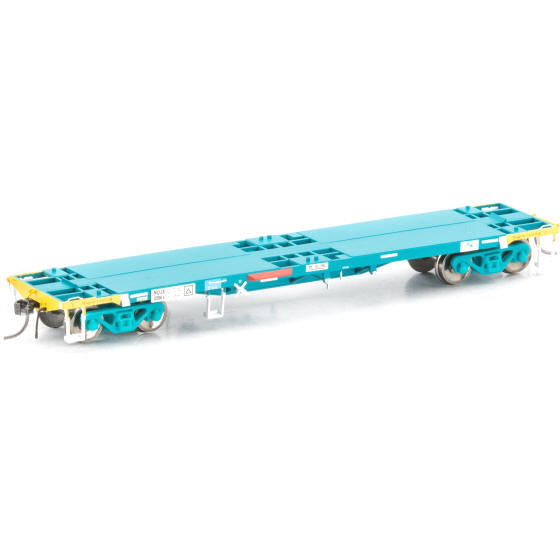 AUSCISION HO NQJX Container Wagon, RSA Teal - 4 Car Pack